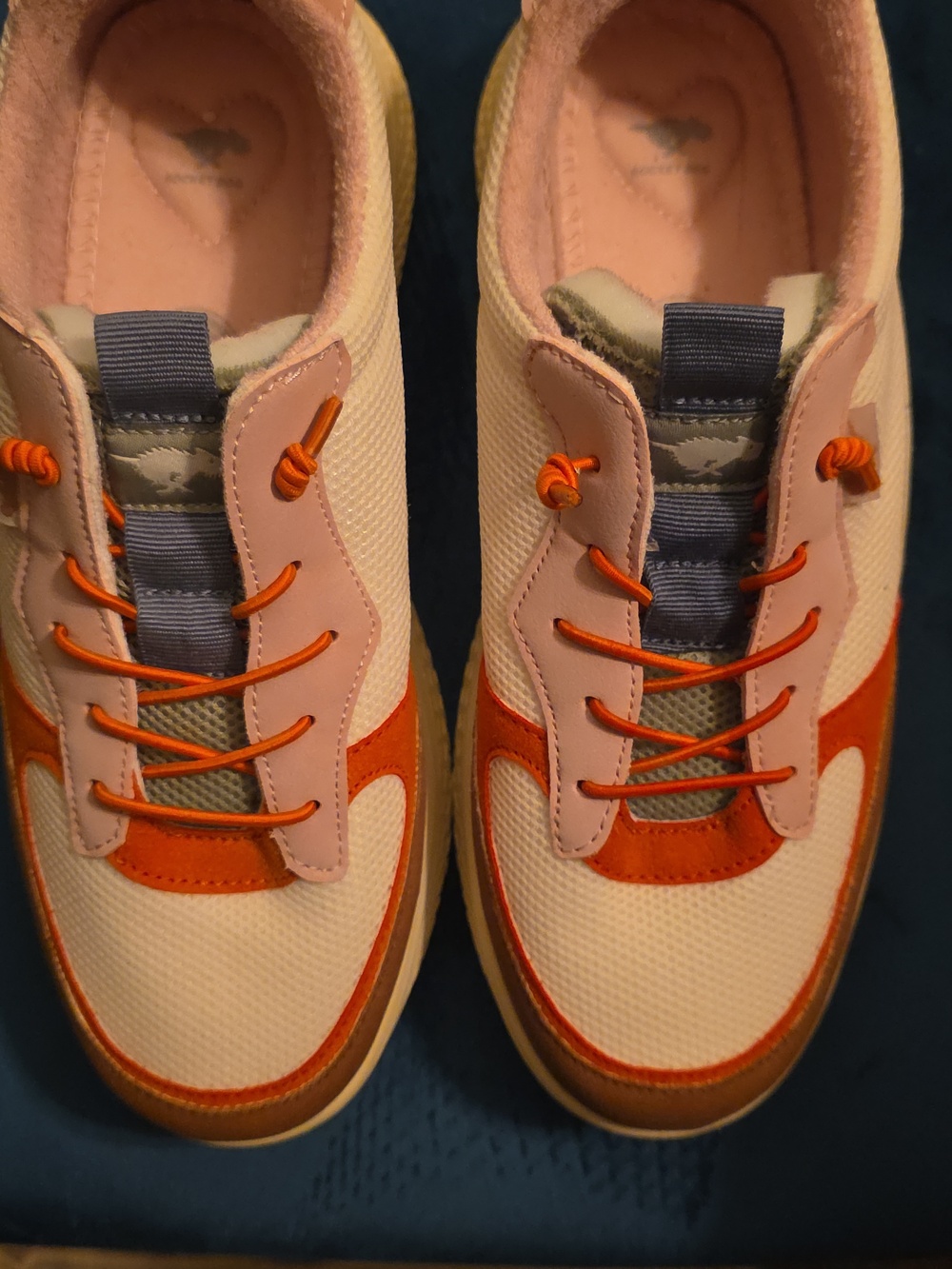 Rocket Dog Pink and Orange Casual Platform Sneakers